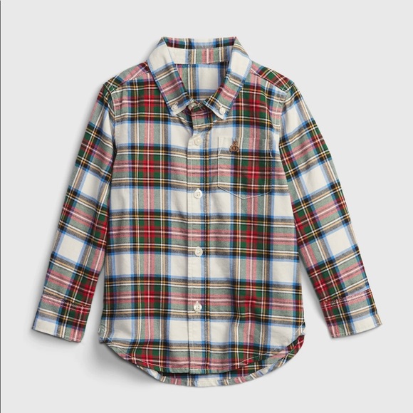 GAP Other - Toddler/baby 12-18 month gap Oxford Shirt red holiday